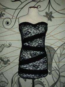 Vestido strapples